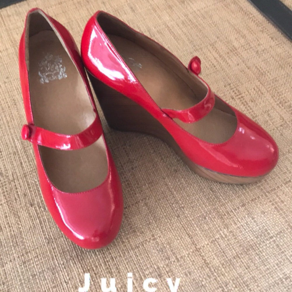 Juicy Couture patent shoes